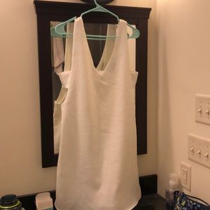 White cocktail dress